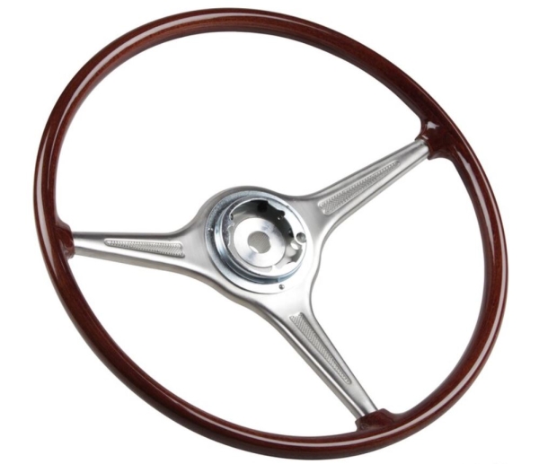 Lenkrad-Holzimitat-Ø420-mm-(165")-ohne-Hupenknopf-Porsche 356-64434708405